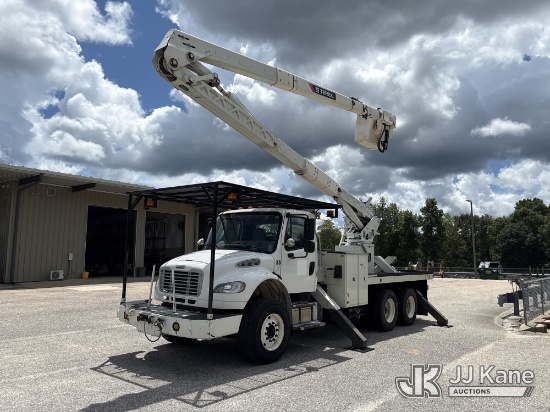 (Ozark, AL) HiRanger TCX-60, Material Handling Bucket Truck rear mounted on 2015 Freightliner M2 106