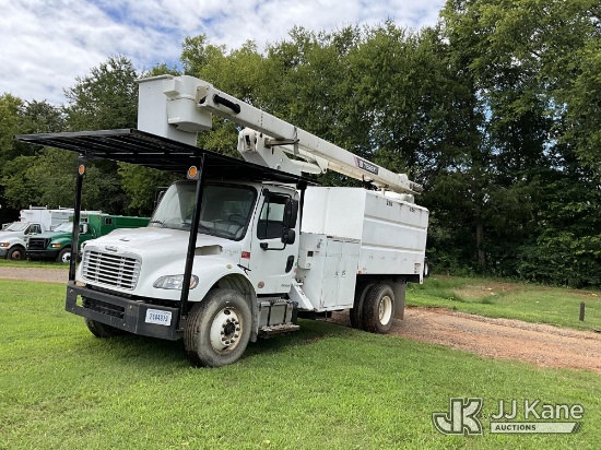 (Kodak, TN) Terex XTPRO56, Over-Center Bucket Truck mounted behind cab on 2016 Freightliner M2 106 C