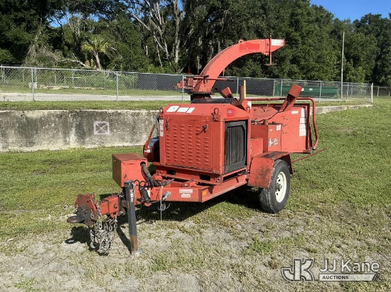 (Tampa, FL) 2017 Morbark Beever M12RX Chipper (12in Disc), trailer mtd. Runs & Operates) (Engine Per