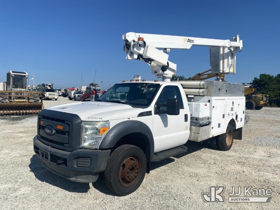 (Villa Rica, GA) Altec AT200A, Telescopic Bucket Truck mounted behind cab on 2015 Ford F-450 SD Serv