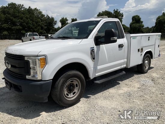 (Villa Rica, GA) 2017 Ford F-250 SD Service Truck, (Southern Company Unit) Runs & Moves