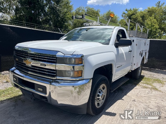 (Tampa, FL) 2015 Chevrolet Silverado 2500HD Enclosed Service Truck Runs & Moves) (Dash Camera Not In