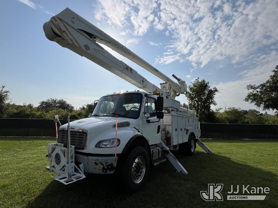 (Tampa, FL) Altec AN55E, Material Handling Bucket Truck rear mounted on 2016 Freightliner M2 106 Uti