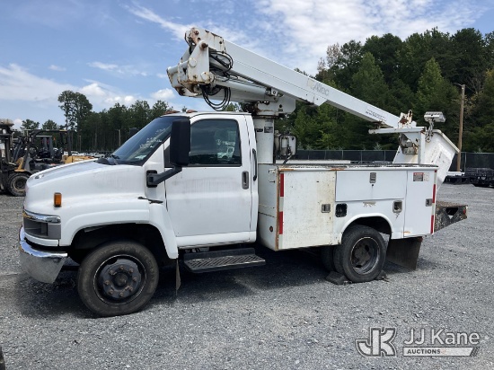 (China Grove, NC) Altec AT235, Articulating & Telescopic Non-Insulated Bucket Truck mounted behind c