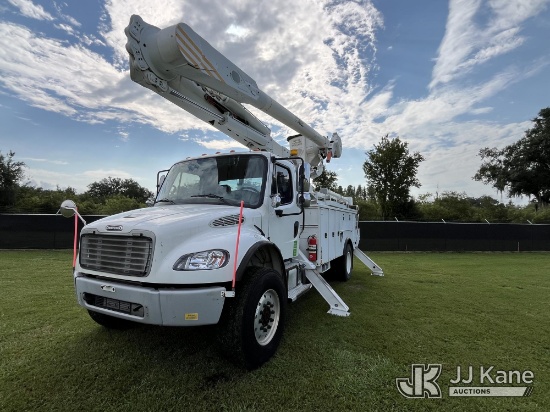 (Tampa, FL) Altec AM50, Material Handling Bucket Truck rear mounted on 2017 Freightliner M2 106 Util
