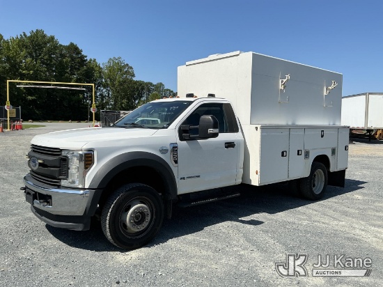 (China Grove, NC) 2018 Ford F550 4X4 Enclosed High-Top Service Truck, Duke Unit Duke Unit) (Runs & M