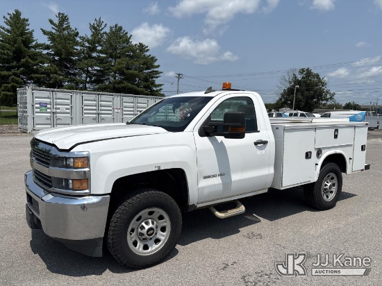 (Lebanon, TN) 2018 Chevrolet Silverado 3500HD Work Truck Long Box Service Truck Runs & Moves