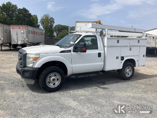 (China Grove, NC) 2013 Ford F350 SD 4X4 Service Truck Duke Unit) (Runs & Moves