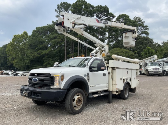 (Graysville, AL) Terex LT40, Articulating & Telescopic Bucket Truck mounted behind cab on 2019 Ford