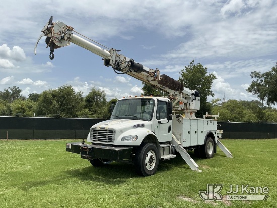 (Tampa, FL) Altec DM47B-TR, Digger Derrick rear mounted on 2018 Freightliner M2 106 Utility Truck, R