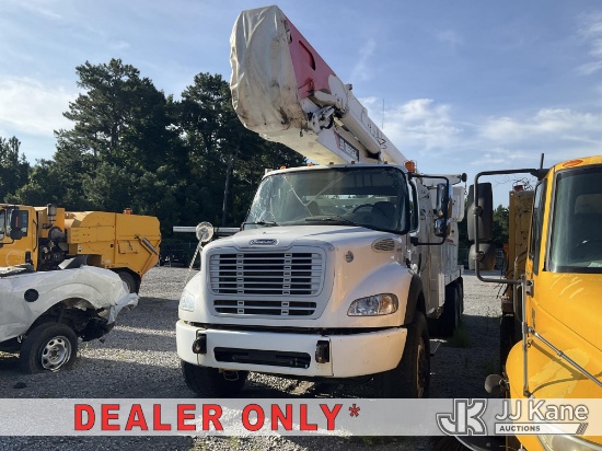 (Villa Rica, GA) HiRanger TM85, Articulating & Telescopic Material Handling Bucket Truck rear mounte