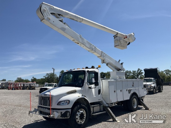 (Verona, KY) Altec AA55-MH, Material Handling Bucket Truck rear mounted on 2011 Freightliner M2 106