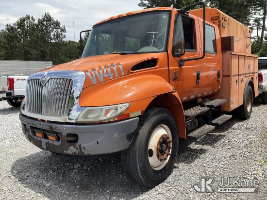 (Villa Rica, GA) 2007 International 4300 Crew-Cab Enclosed Utility Truck Not Running, Condition Unkn