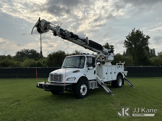 (Tampa, FL) Altec DM47B-TR, Digger Derrick rear mounted on 2018 Freightliner M2 106 Utility Truck, R