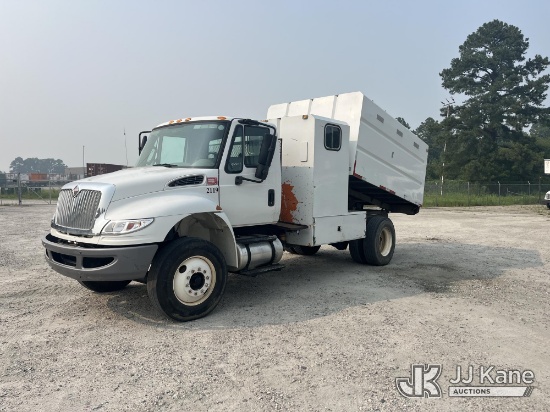 (Chester, VA) 2015 International DuraStar 4300 Chipper Dump Truck Runs, Moves & Dump Operates