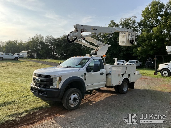 (Kodak, TN) Altec AT37G, Articulating & Telescopic Bucket Truck mounted behind cab on 2019 Ford F-55