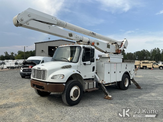 (China Grove, NC) Altec AA755-MH, Material Handling Bucket Truck rear mounted on 2012 Freightliner M