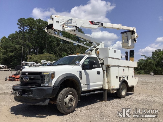 (Graysville, AL) Terex/HiRanger LT40, Articulating & Telescopic Bucket Truck mounted behind cab on 2