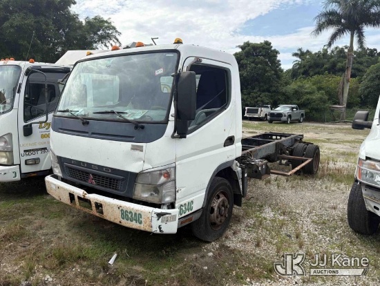 (Davie, FL) 2006 Mitsubishi Fuso FE85D Cab & Chassis Not Running, Condition Unknown) (Seller States: