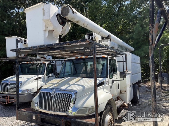 (Chester, VA) Altec LRV-56, Over-Center Bucket Truck mounted behind cab on 2007 International 4300 C