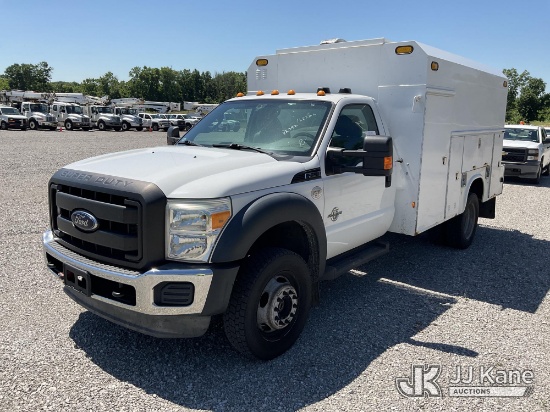 (Verona, KY) 2012 Ford F-550 Enclosed Service Truck Duke Unit) (Runs & Moves) (Corrosion