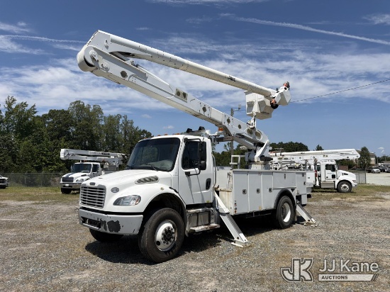 (Roxboro, NC) Altec AA55-MH, Material Handling Bucket Truck rear mounted on 2018 Freightliner M2 106