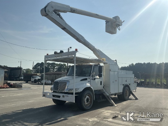(Ayden, NC) Altec AA755L, Material Handling Bucket Truck rear mounted on 2010 International 4300 Uti