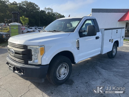 (Ocala, FL) 2017 Ford F-250 SD Service Truck Runs & Moves