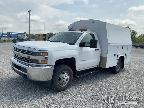 (Verona, KY) 2016 Chevrolet Silverado 3500HD Enclosed Service Truck Runs & Moves