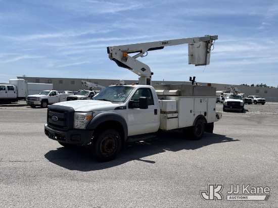 (Lebanon, TN) Versalift TEL29NE03, Telescopic Non-Insulated Bucket Truck mounted behind cab on 2014
