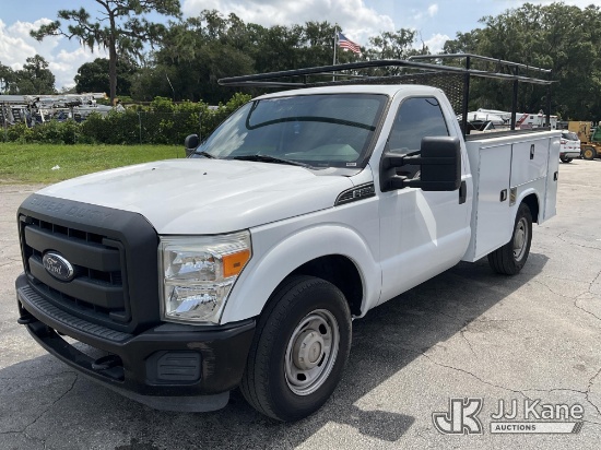 (Ocala, FL) 2016 Ford F-250 SD Service Truck Runs & Moves) (Dash Warning Indicators On