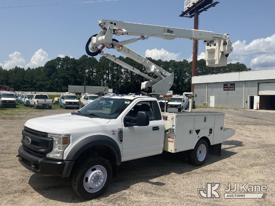(Florence, SC) Altec AT40G, Articulating & Telescopic Bucket Truck mounted behind cab on 2021 Ford F