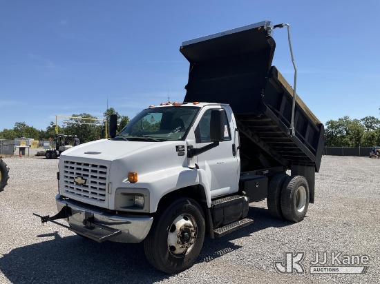 (Verona, KY) 2006 Chevrolet C7500 Dump Truck Runs, Moves & Dump Operates) (Seller States: Right Rear