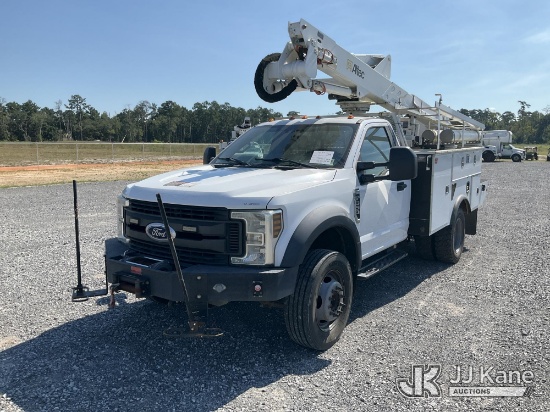(Hammond, LA) Altec AT37G, Articulating & Telescopic Bucket Truck mounted behind cab on 2018 Ford F-