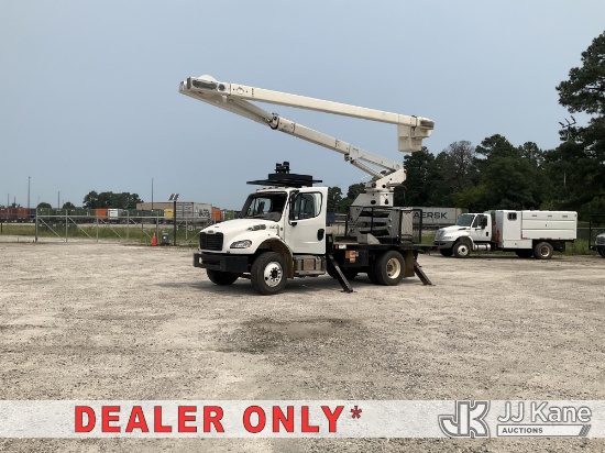 (Chester, VA) Terex XTPRO60/70, Elevator Bucket Truck rear mounted on 2024 Freightliner M2 106 Flatb