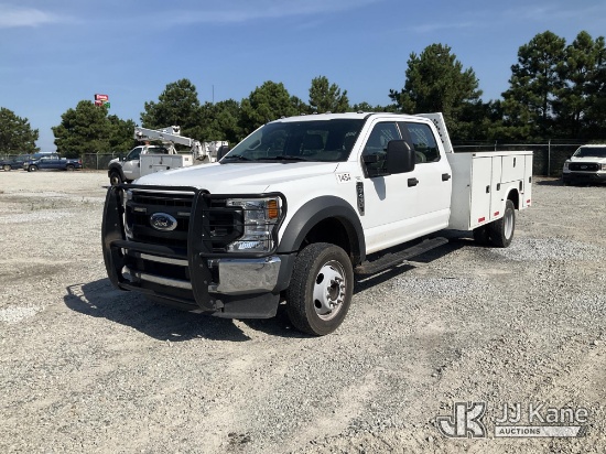 (Villa Rica, GA) 2021 Ford F-450 SD Crew-Cab Service Truck Runs & Moves