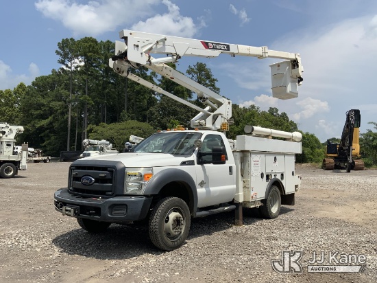 (Graysville, AL) Terex/HiRanger LT40, Articulating & Telescopic Bucket Truck mounted behind cab on 2