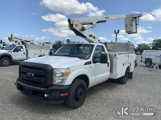 (Verona, KY) Versalift -, Telescopic Non-Insulated Bucket Truck mounted behind cab on 2012 Ford F-35