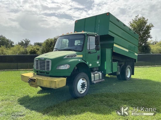 (Tampa, FL) 2017 Freightliner M2 106 Chipper Dump Truck Runs, Moves & Dump Operates) (Engine Perform