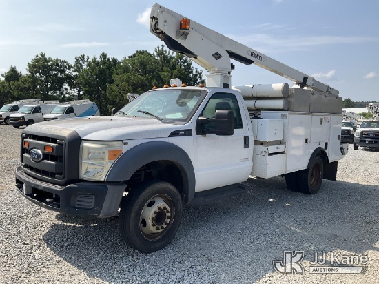 (Villa Rica, GA) Versalift -, Telescopic Non-Insulated Bucket Truck mounted behind cab on 2015 Ford