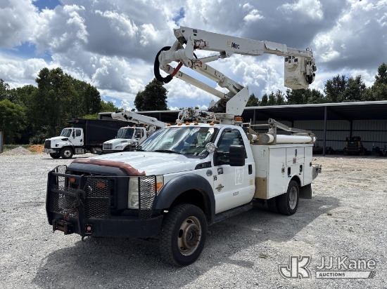 (Ozark, AL) Altec AT37G, Articulating & Telescopic Bucket Truck mounted behind cab on 2015 Ford F-55