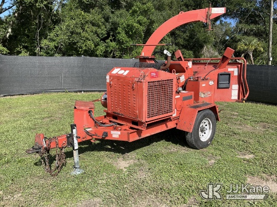 (Tampa, FL) 2017 Morbark M12RX Chipper (12in Disc), trailer mtd. Runs & Operates) (Engine Performanc