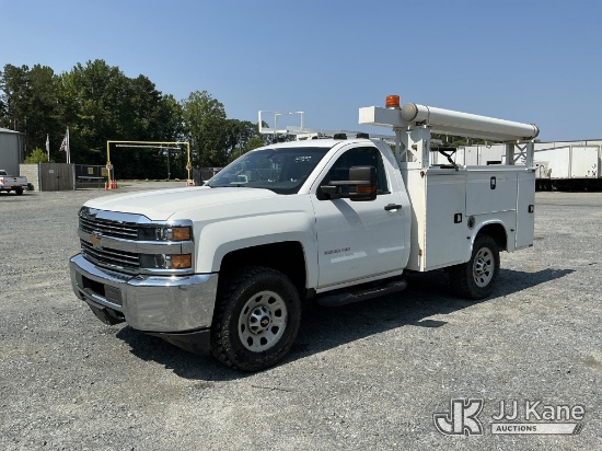 (China Grove, NC) 2018 Chevrolet Silverado 3500HD 4X4 Service Truck Runs & Moves