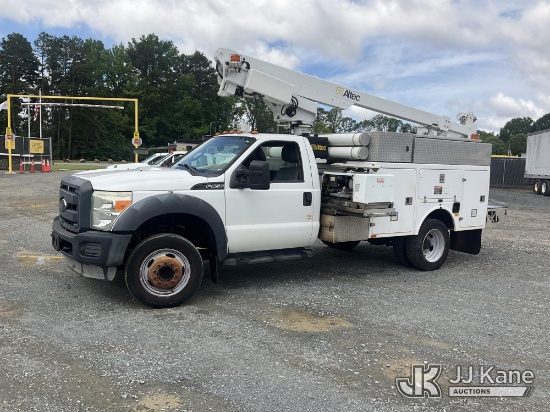 (China Grove, NC) Altec AT200A, Telescopic Non-Insulated Bucket Truck mounted behind cab on 2013 For