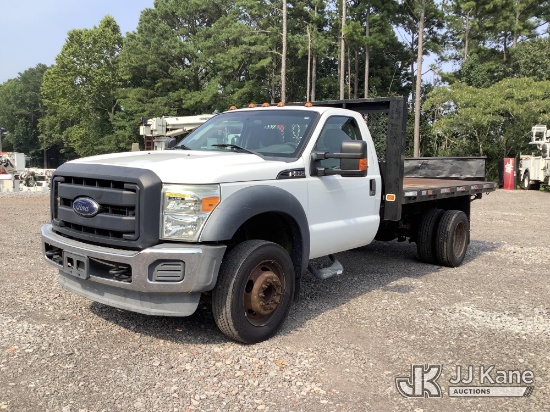 (Graysville, AL) 2015 Ford F-550 Flatbed Truck Runs & Moves) (Engine Performance Concerns, Dash Warn