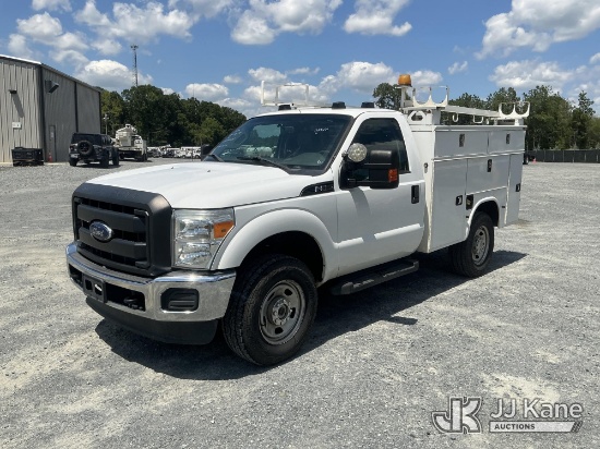 (China Grove, NC) 2016 Ford F350 SD 4X4 Service Truck, Duke Unit Duke Unit) (Runs & Moves