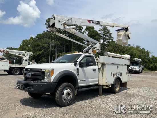 (Graysville, AL) HiRanger LT40, Articulating & Telescopic Bucket Truck mounted behind cab on 2017 Fo