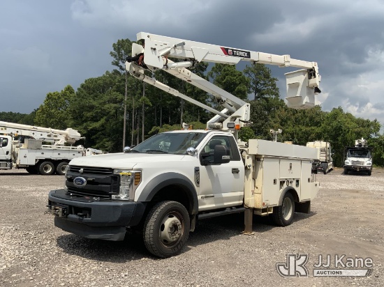 (Graysville, AL) HiRanger LT40, Articulating & Telescopic Bucket Truck mounted behind cab on 2018 Fo