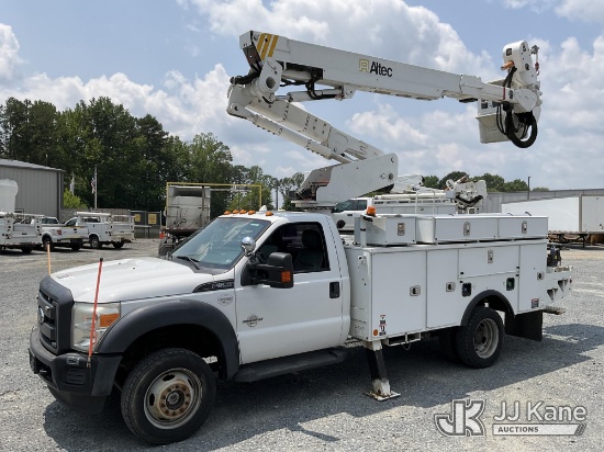 (China Grove, NC) Altec AT40-MH, Articulating & Telescopic Material Handling Bucket Truck mounted be