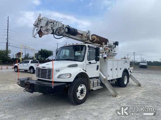 (Villa Rica, GA) Altec DM47B-TR, Digger Derrick rear mounted on 2018 Freightliner M2 106 Utility Tru